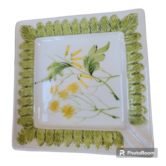 Mid-Century Modern J.W. Co. Square Dish, Ashtray 5.5 inch - Picture 1 of 3